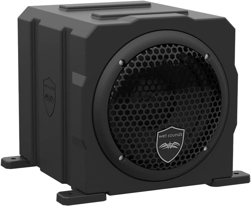 wet sounds Stealth AS6 High Efficiency, 6.5" Active Marine Powered