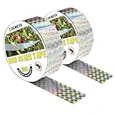 KOKMEYA Bird Scare Tapes 500FT*2 Reflective Flash Tape for Birds, Bird Scare Device Double Side Ribbon Scare Birds Away for House, Garden, Yard, Orchard, Patio, Outdoor