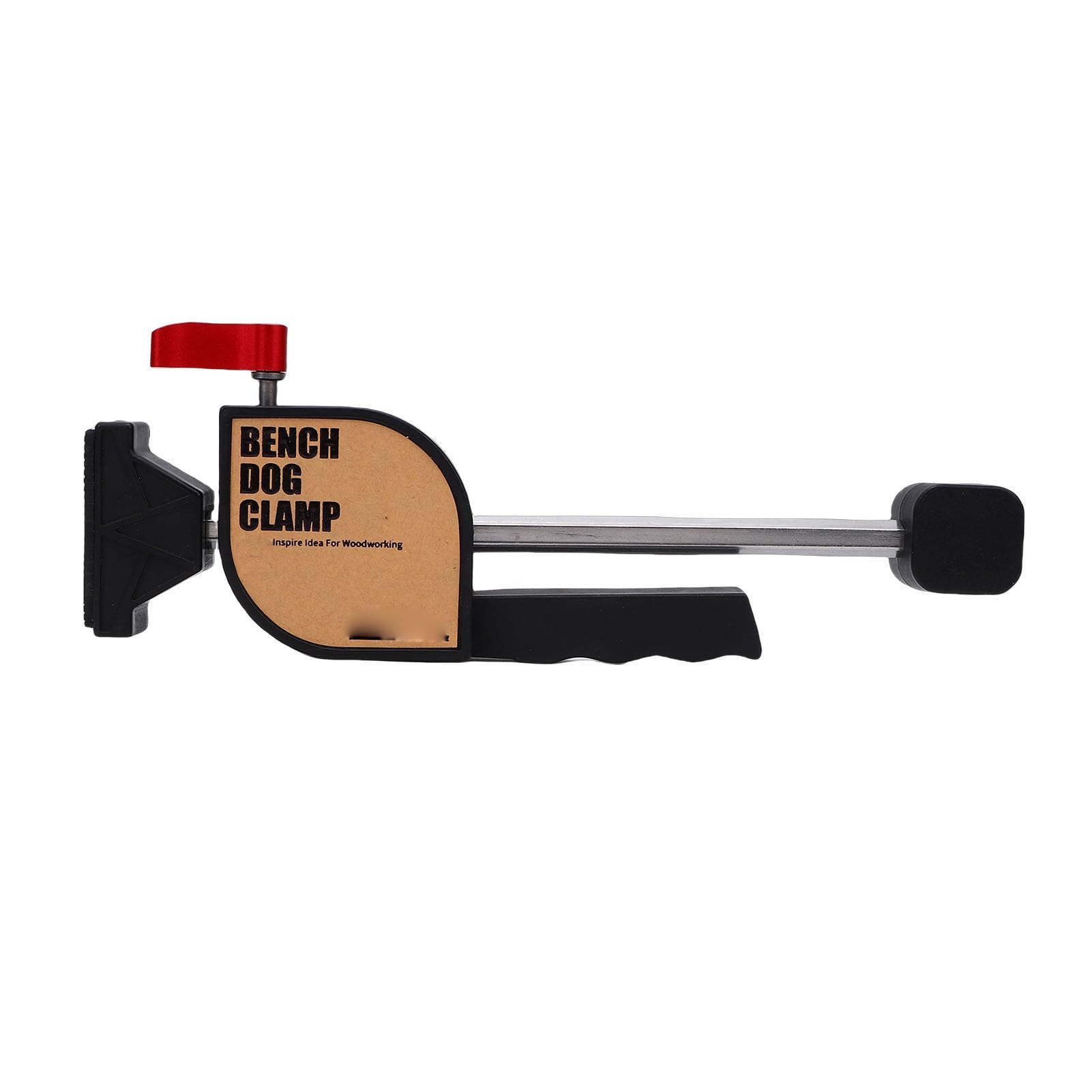 Fafeicy Set di Morsetti per Cani da Banco, Morsetto per Lavorazione del Legno a Bloccaggio Rapido da 19 Mm, Pressione Regolabile con Cuscinetto in Gomma per (Set di morsetti da tavolo per la