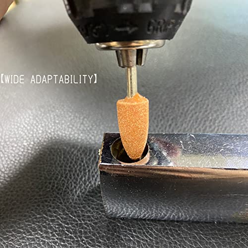 120 Pack Abrasive Grinding Stone Set Polishing Grinding Stone Buffing Wheels Head Rotary Tool 1/8" Shank For Grinding, Polishing, Deburring Ferrous Metal (Org-120Pcs) #TOP2