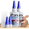 Wood Super Glue 113.6 Gram 4oz, Clear Instant Medium Cyanoacrylate Adhesive Liquid for Woodworking Wooden Crafts Furniture Repairs, All Purpose Strong CA Glue for Metal Glass Plastic Ceramic Leather