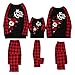 Familie Weihnachten gestreift Schlafanzug lang Rundhals Xmas Pullover Pyjama Set, Langarm Shirt und Pyjamahose Familien Weihnachten Pyjamas Set Schlafanzug Jumpsuit Hoodie