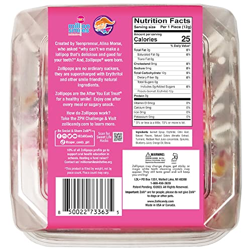 Zolli Ball Popz 60ct Tub Delicious Zero sugar Allergy free KETO Vegan Clean Teeth Candy - Image 6