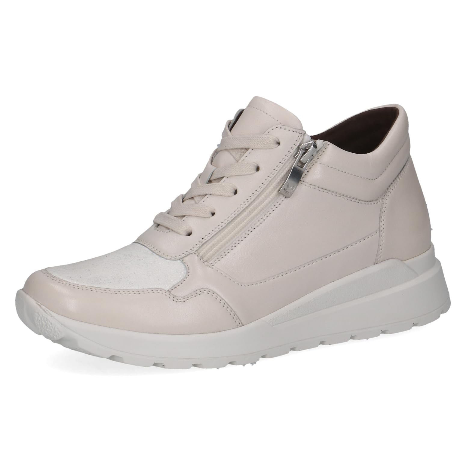 Caprice Comfort Damen Sneaker flach mit Reißverschluss Mehrweite H