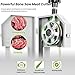 Bone Saw Meat Cutter, 1500W Industrial Butcher Tool Meat Saw, 0.04-7.8 In Cutting thickness Meat Band Saws, 330-441 LBS/H High Speed for Butchering for Ribs/Beef/Poultry