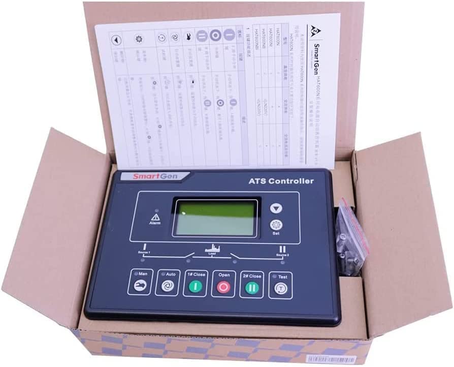 DC&AC Dual-Supply Module ATS Controller Generator with Working Power Range DC(8 to 35) V AC 220V Link RS485 Interface for All Types ATS Switches Frequency 50/60Hz