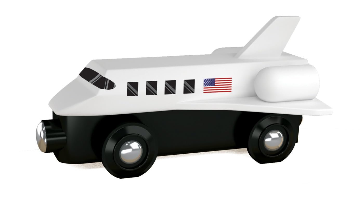 Photo 1 of Masterpieces Space Shuttle Wooden Toy Train Engine Toddler & Kids Toy