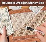 Zoom IMG-1 salvadanaio in legno riutilizzabile con Zoom IMG-1 salvadanaio in legno riutilizzabile con