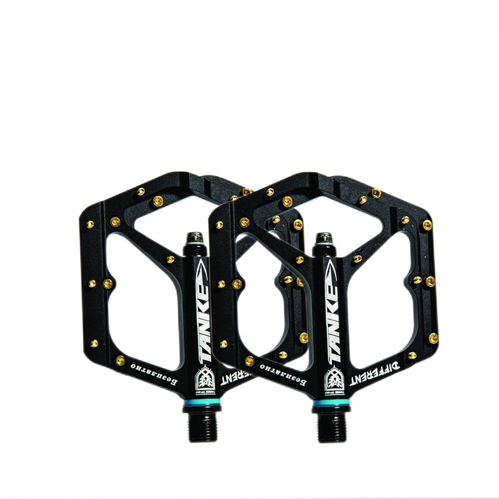 JIASHUNHE Bike Pedals Pedals MTB Aluminum Alloy Non-slip Bicycle Pedal(Black)