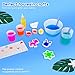 SWIGRANCE Silicone Resin Mixing Measuring Cups for Resin Supplies, 600ml/20oz Bowl, 250 & 100ml Thickened Reusable Silicone Cups for Epoxy Mixing, with Stir Sticks and Pipettes, Jewelry Making