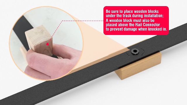 Kit de Herrajes para Puertas Plegables de Gran Capacidad CCJH 3.3FT/40'' para 4 puertas miniatura 7