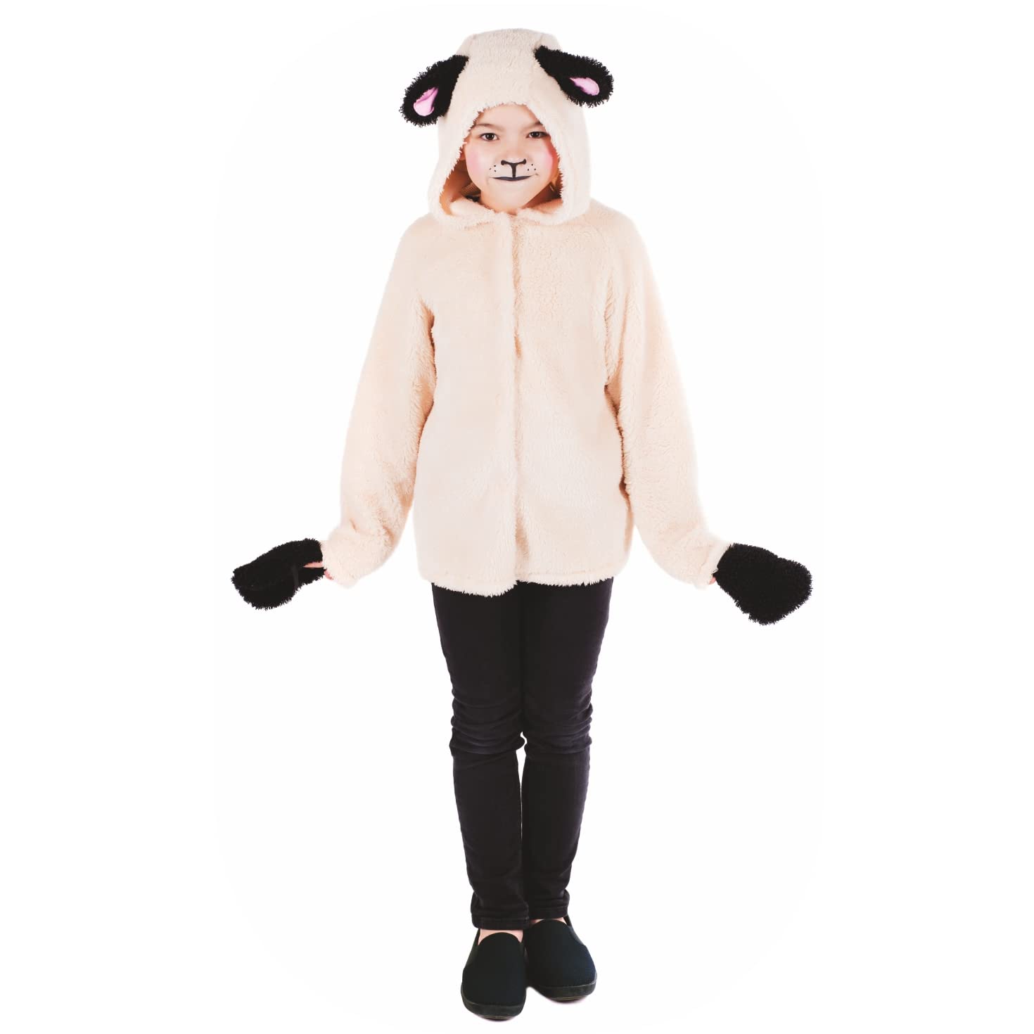 fun shack Sheep Costume for Kids, Sheep Costumes for kids, Sheep Costume for Girls, Sheep Costume For Boys, Lamb Costume Kids