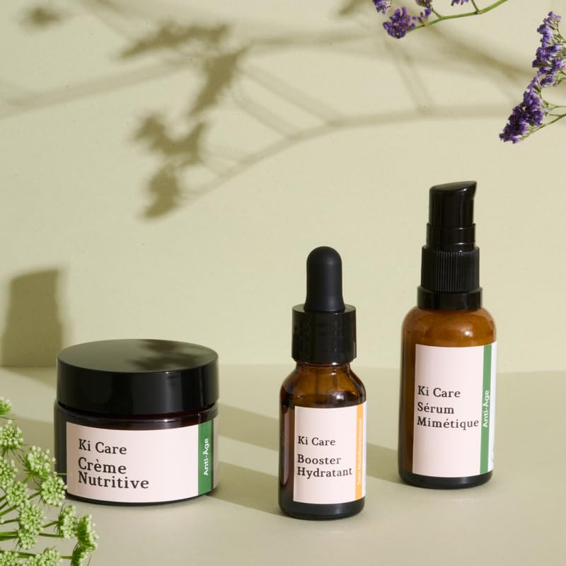 Rutina Facial Derm Repair para Pieles Maduras y Secas: Kit Hidratante y Rejuvenecedor para Mujer con, Mimetic Serum, Booster hidratante y Crema humectante Nutritiva. - Ki Care