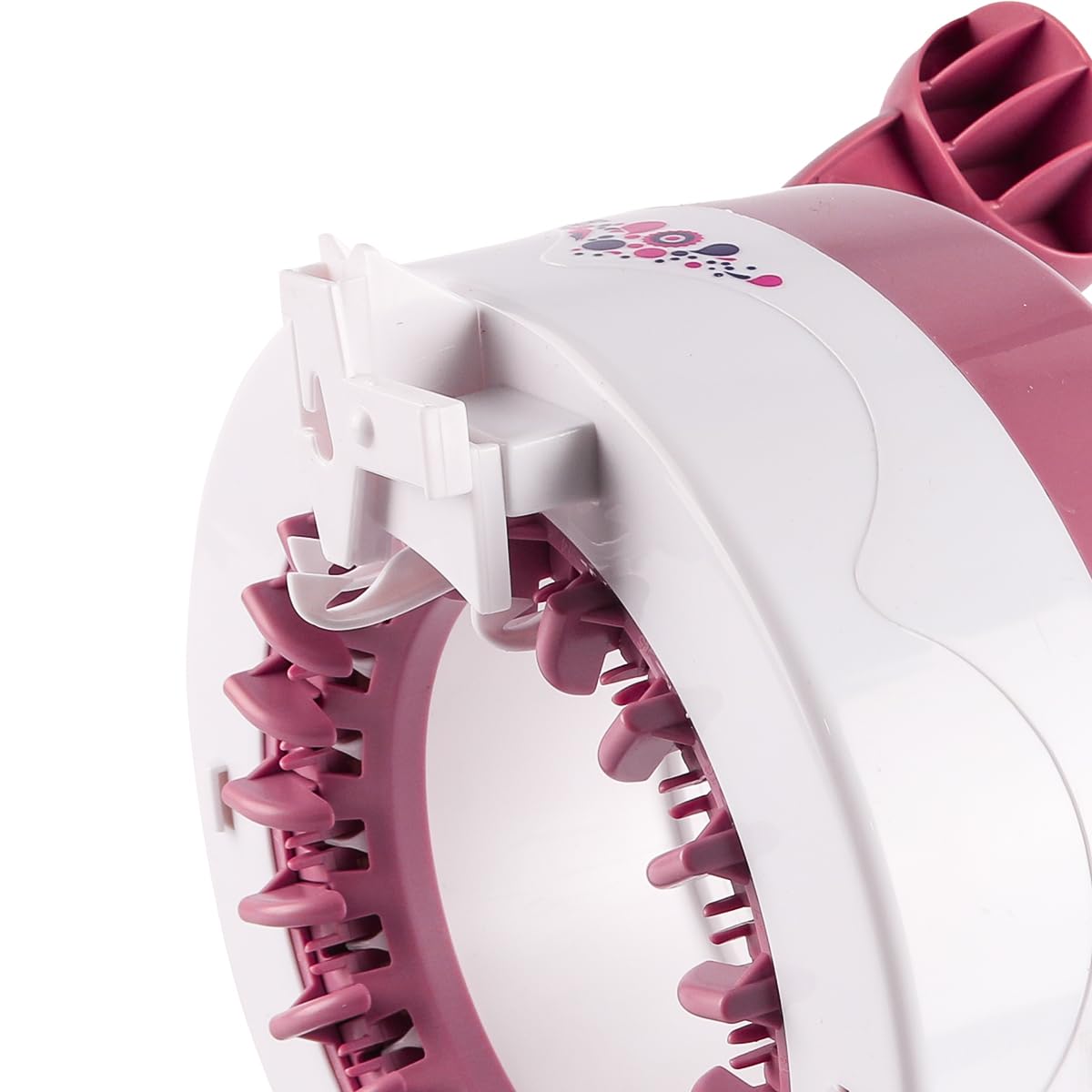 Macchina per Maglieria Circolare a 22 Aghi Telaio Intelligente per Maglieria Kit per Maglieria Fai da Te a Doppia Faccia Rotante per Sciarpe, Cappelli, Calzini, Vestiti e Altro