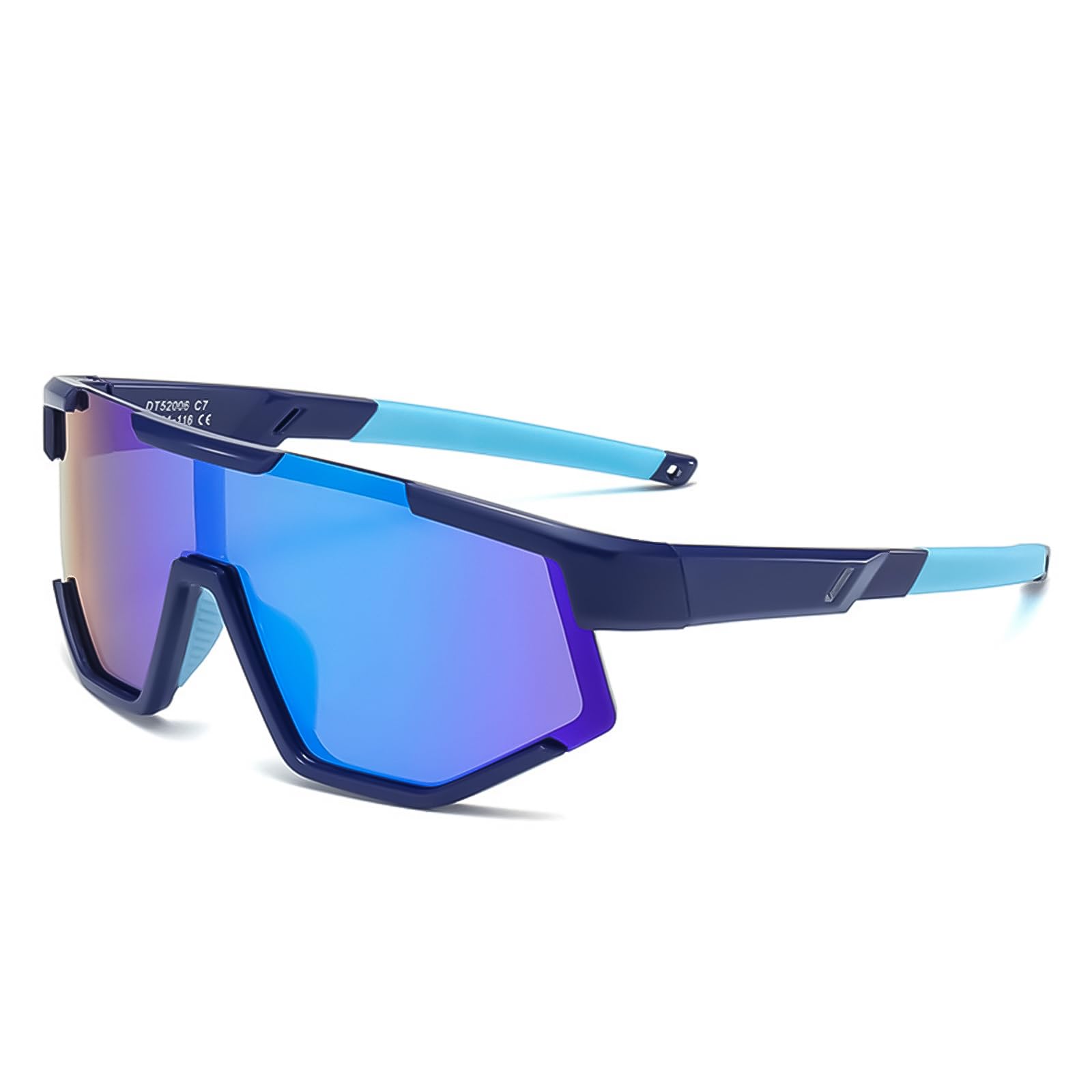 Occhiali da sole polarizzati per bambini – Occhiali sportivi a specchio per ragazze ragazzi occhiali veloci ragazzi ragazzi protezione UV occhiali da sole