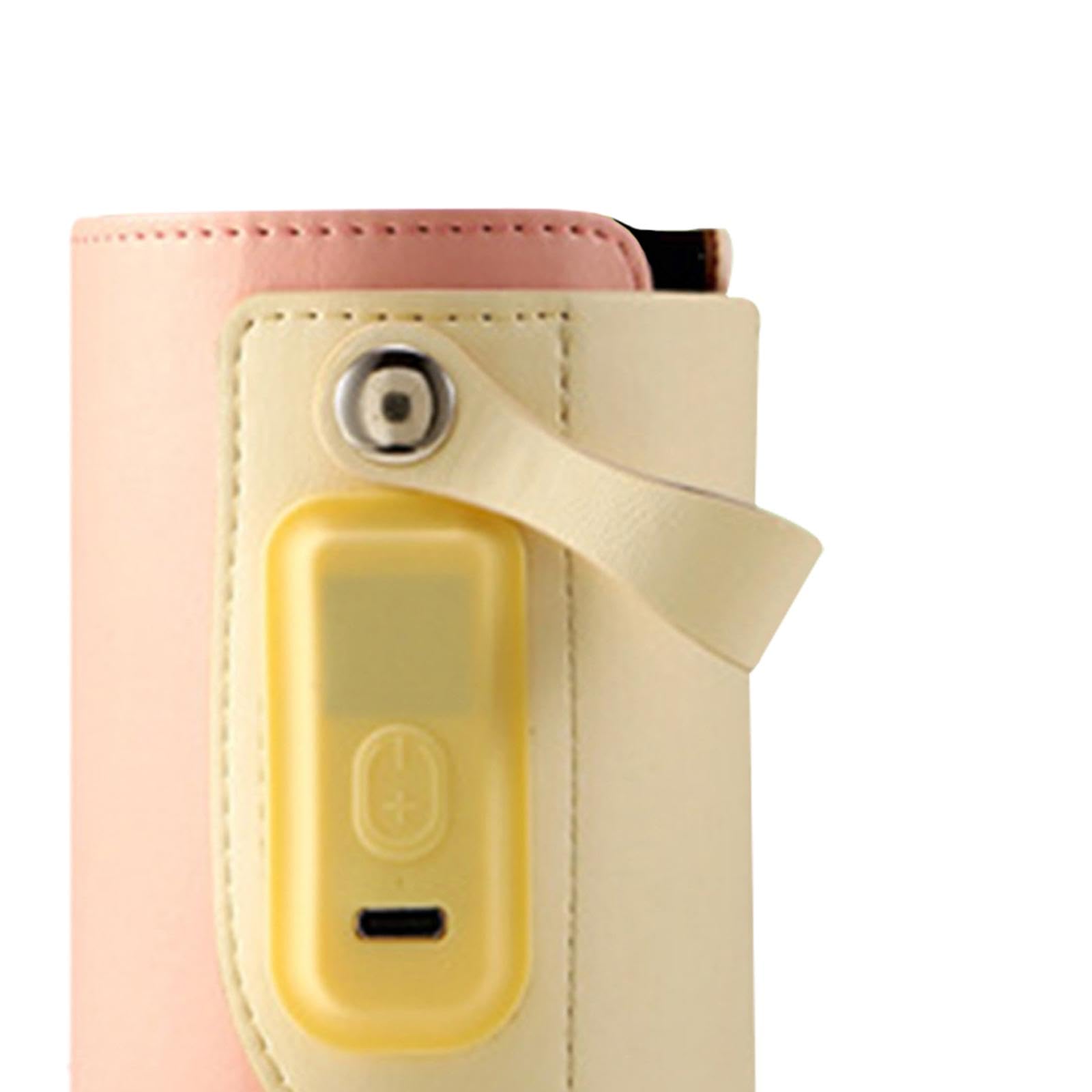 ATORSE™ Baby Bottle Warmer Portable Heating Milk Warmer for Business Trip Indoor Car Pink|Baby | Feeding | Bottle & Food Warmers-image-19