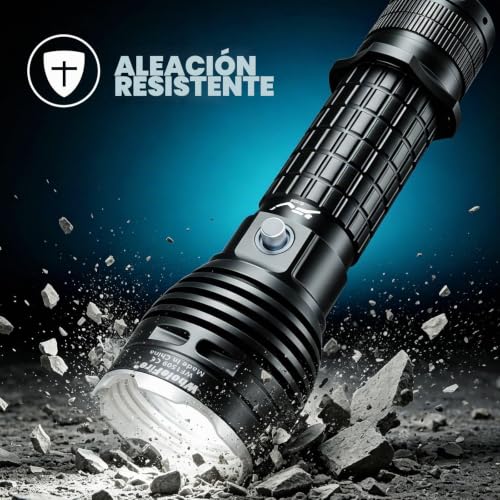 Linterna de buceo de 2000 lúmenes con 3 modos de luz para esnórquel 6