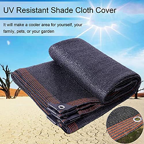 Queenser Cobertura de tecido sombreado com laços elásticos 90% protetor solar rede resistente a raio
