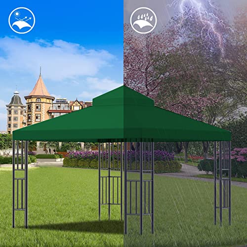 Toldo de repuesto para sombrilla de patio 3x3 6