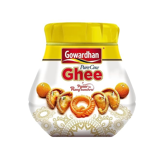 Kten Gowardhan Ghee Jar/Pouch, 500ml with Multi Storage Container