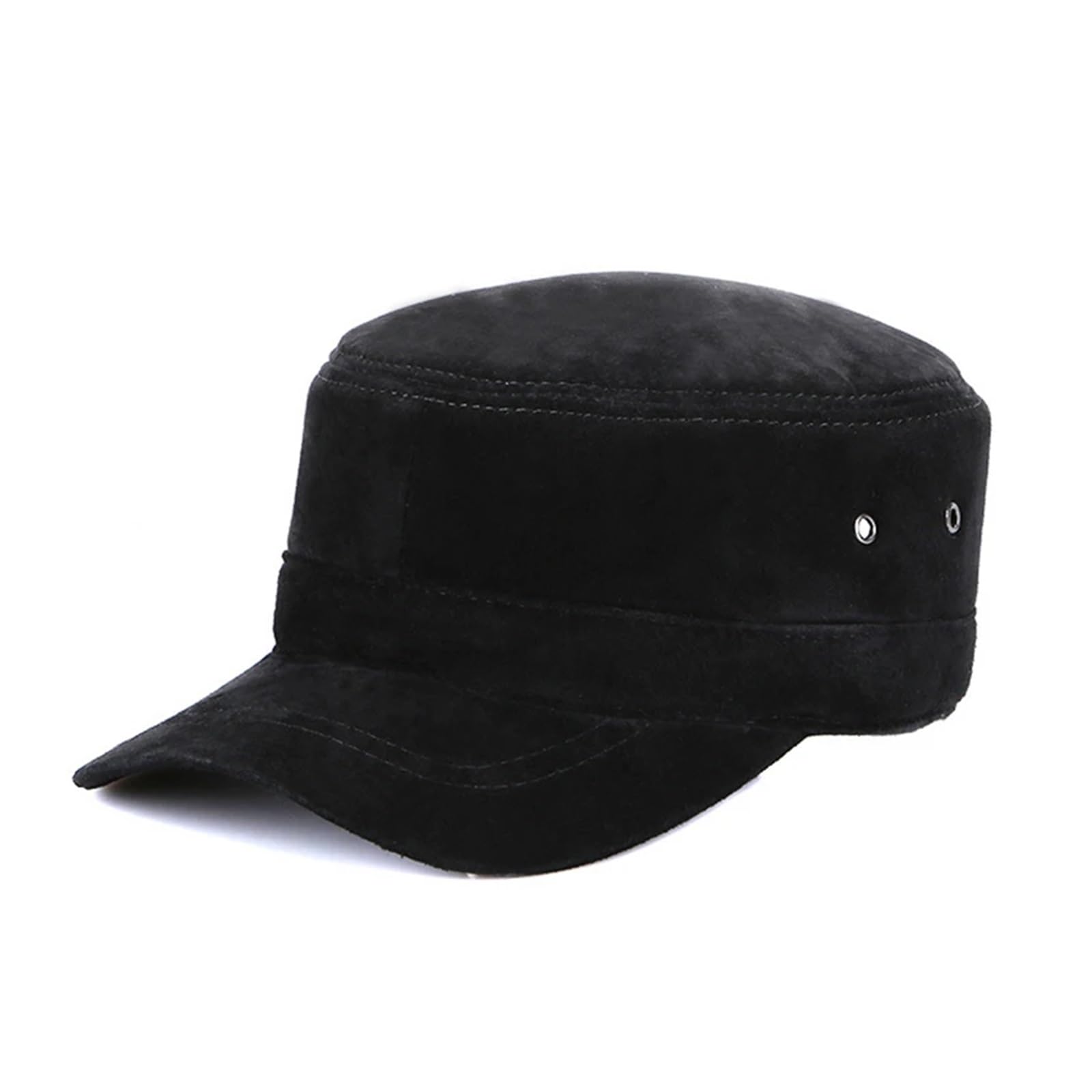 Unisex Real Sheepskin Leather Caps Casual Natural Sheep Skin Baseball Hats New Fashion Fall Winter Hat