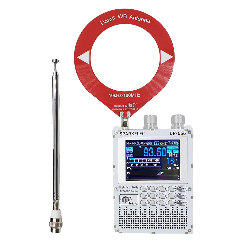Amazon.co.jp: AZURAOKEY DP-666 TEF6686ラジオ高感度フルバンドFM AM