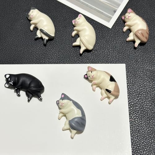 Imanes Decorativos 3D de Gato Kawaii Pack 6 miniatura 6