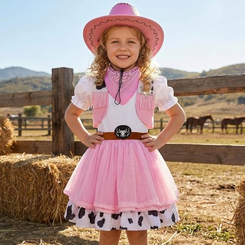 Disfraz Deluxe de Vaquera para Niñas 3-10 años miniatura 6