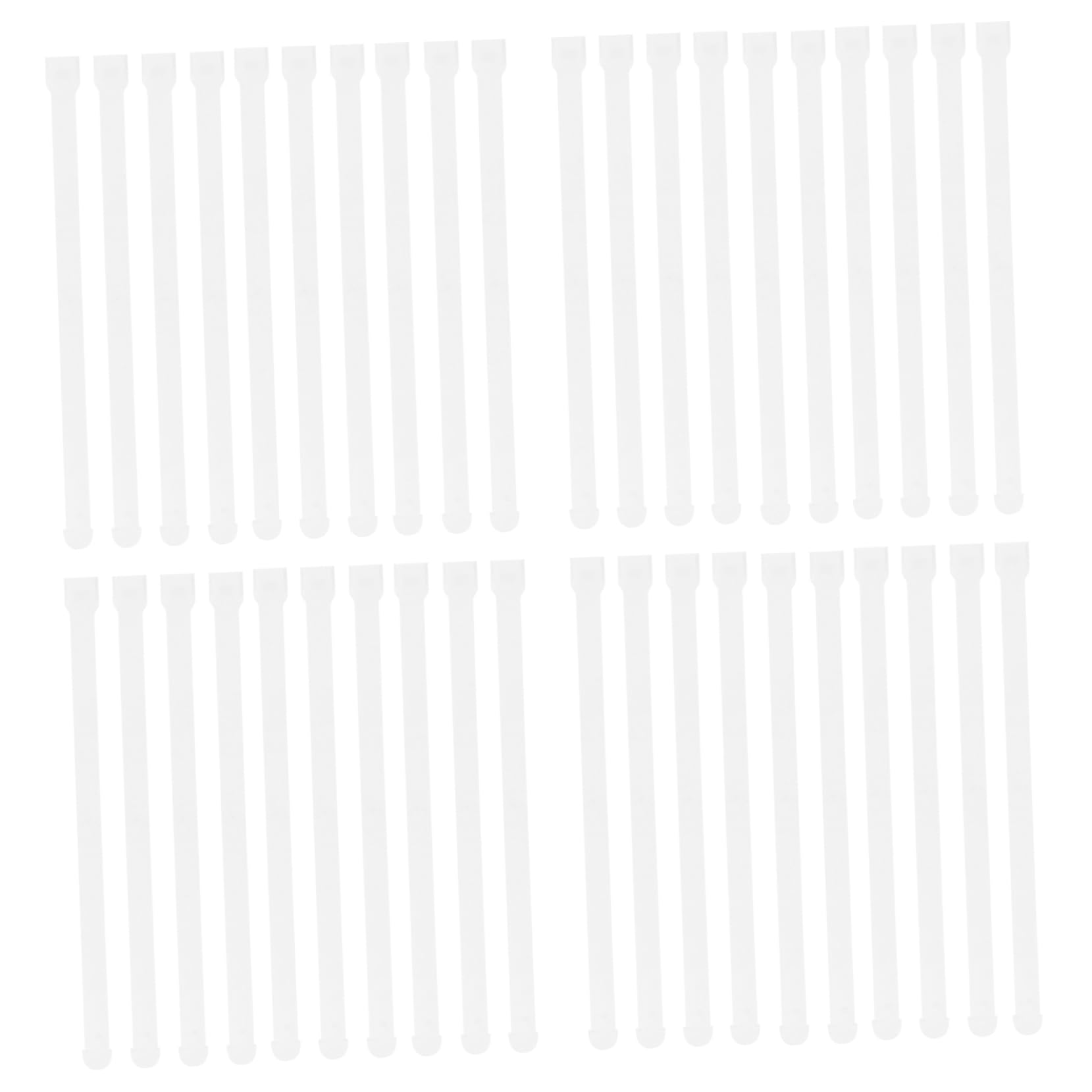 Levemolo Office Curtain Accessory 100pcs Distance Piece Plastic Material for Quick Repair