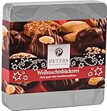 Peters Mit Genuss verführt | Weihnachtsbäckerei | Gebäck-Mischung | Mit Alkohol | Teegebäck | Kekse | Geschenk | Gebäckmischung | Weihnachten | Made in Germany | 220g