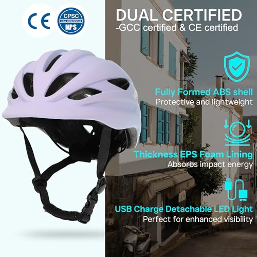 Bike Helmet Adult Urban:Bicycle Helmet for Men Women with