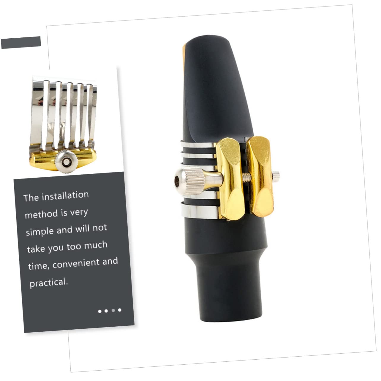Toyvian 2stücke Saxophon Klammer Aus Verstellbar Langlebig Und Installieren Geeignet Für Altsaxophon Praktische Zubehör Für Musiker Silberfarbene