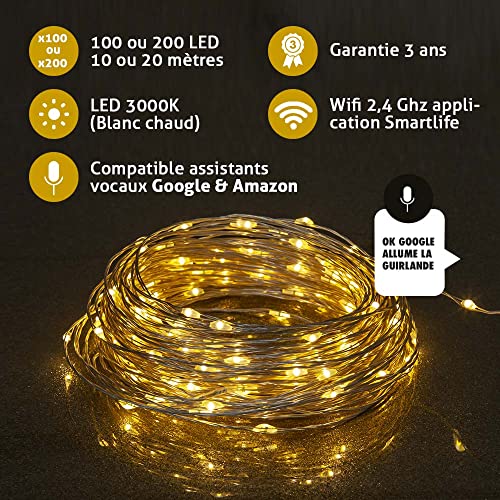 Guirlande lumineuse wifi à commande vocale GuirLED USB 2A - 2