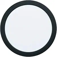 Plafon LED 25W Sobrepor Redondo Preto 4000K Luz Moderna para Iluminação de Teto