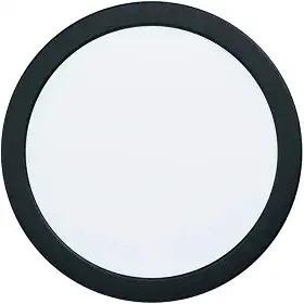 Plafon LED 25W Sobrepor Redondo Preto 4000K Luz Moderna para Iluminação de Teto