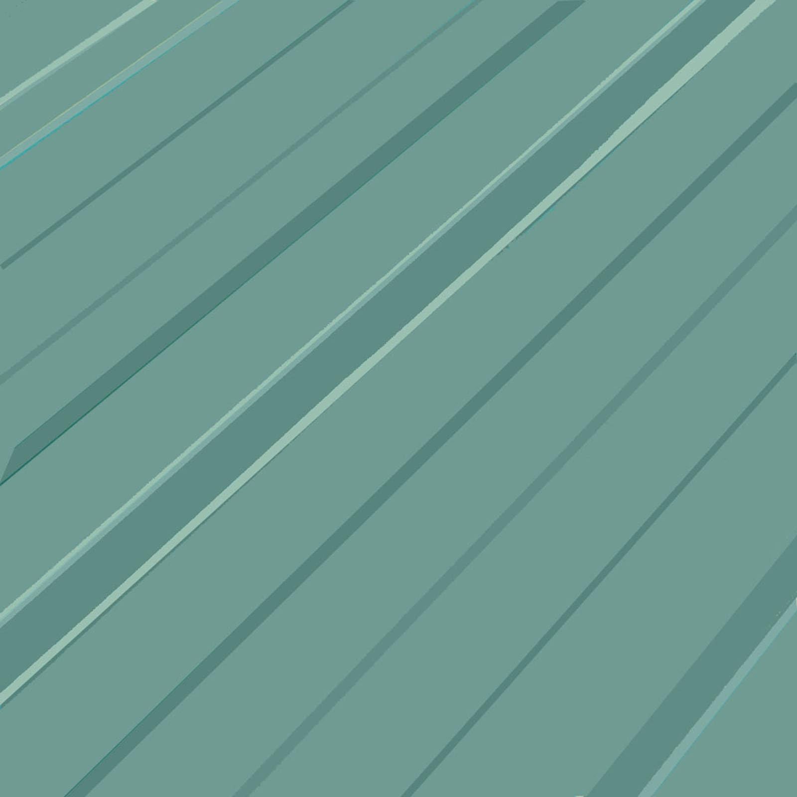 Panel de techo de acero galvanizado, 12 unidades, color verde, 129 x 45 cm, para cobertizos y garajes