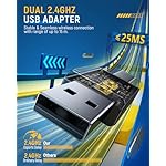 Wireless Gaming Headset for PC, Ps5, Ps4, 2.4 Ghz USB & Type-C Gaming Headphones with Microphone, 30H Battery Bluetooth Headphones for Switch, Laptop, Mobile, Mac - Image 3