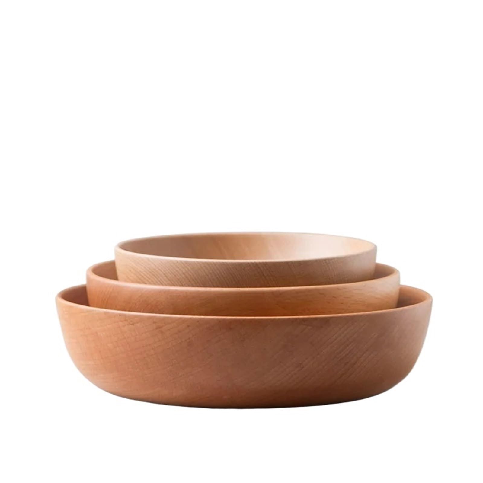 Fruitero de madera, Ensaladera de madera varios tamaños(18x4.5cm)
