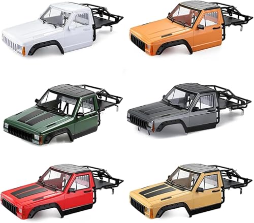 Carrosserie RC 1/10 idéale pour le franchissement de rochers en forêt avec AT4