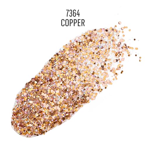 Image of FolkArt Glitter Glitz Acrylic Craft Paint, Copper, 2 fl oz