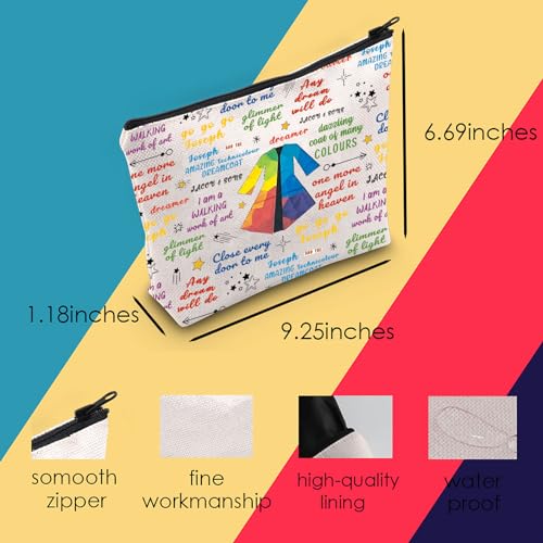 Joseph & The Amazing Technicolour Dreamcoat Tote Bag - Musical Theatre Merch With Quote, J-oseph Bag - Image 2