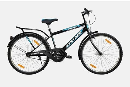 Tata stryder Rower 26 with Steel Mudguard & Inbuilt Carrier (Blue or Green whichever is Available) 15 Inches, Unisex, Mountain Bike,Cycle