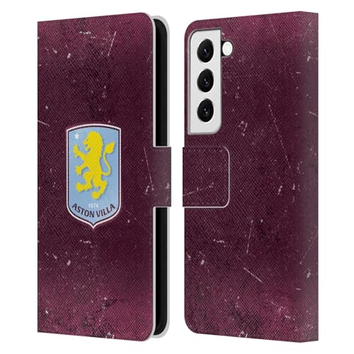 Coque Cuir Samsung S22 Aston Villa Évite les Rayures et Range vos Cartes