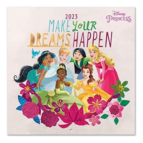 Official Disney Princess Wall Calendar 2023 12" x 12" FSC®| 12 Month Planner | Square Wall Calendar 2023 | Family Planner Calendar 2023 | Disney Calendar 2023 | Disney Gifts | Free Disney Poster Cover