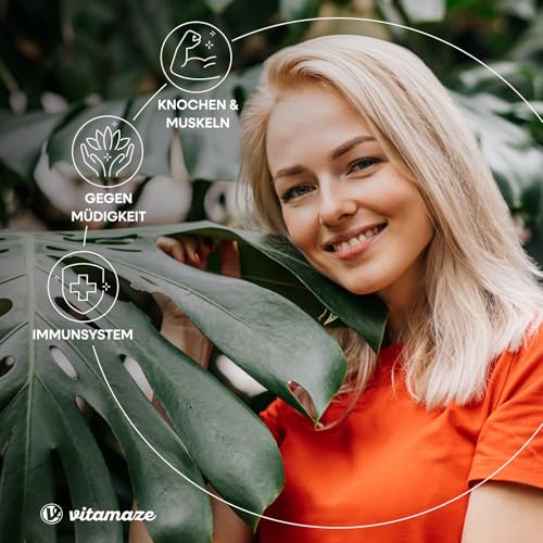 Multivitamin Kapseln hochdosiert, 23 wertvolle Vitamine A-Z & Mineralien, 120 vegetarische Kapseln für 4 Monate, Vitalstoffe & Spurenelemente optimal kombiniert – Bild 5