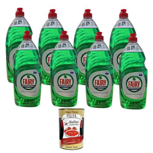 Fairy liquide vaisselle Vert lot de 8 pour une cuisine propre et Polpa italienne gourmande