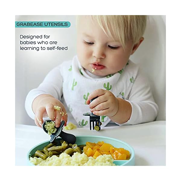 Grabease Baby Spoons Baby Led Weaning Supplies Baby Utensils Baby