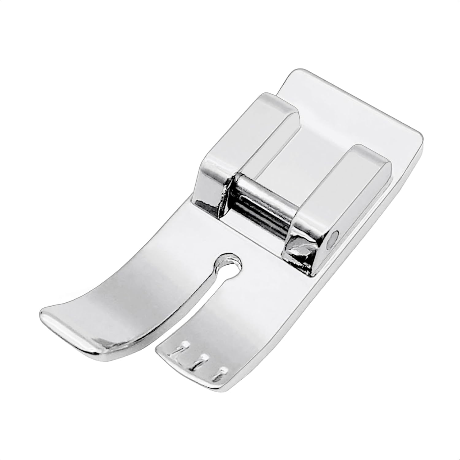 Pie Prensa Tela TISEKER 1/4" Costura Recta Snap-On para Máquinas Low Shank