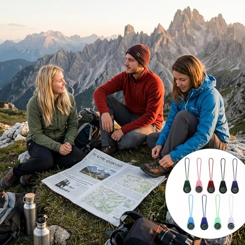 90 Pack Mini Compass Keychain con Lanyard - 9 Colores Vibrantes, Diámetro 1 Pulgada, Longitud 4.72 Pulgadas, Material PP Duradero para Senderismo, Camping, Supervivencia, Navegación, Aventura al Aire Libre miniatura 7