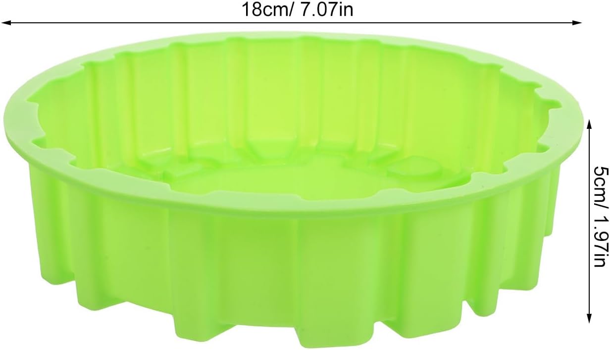 Cabilock Silicone Birthday Cake Mold with Happy Birthday Imprint